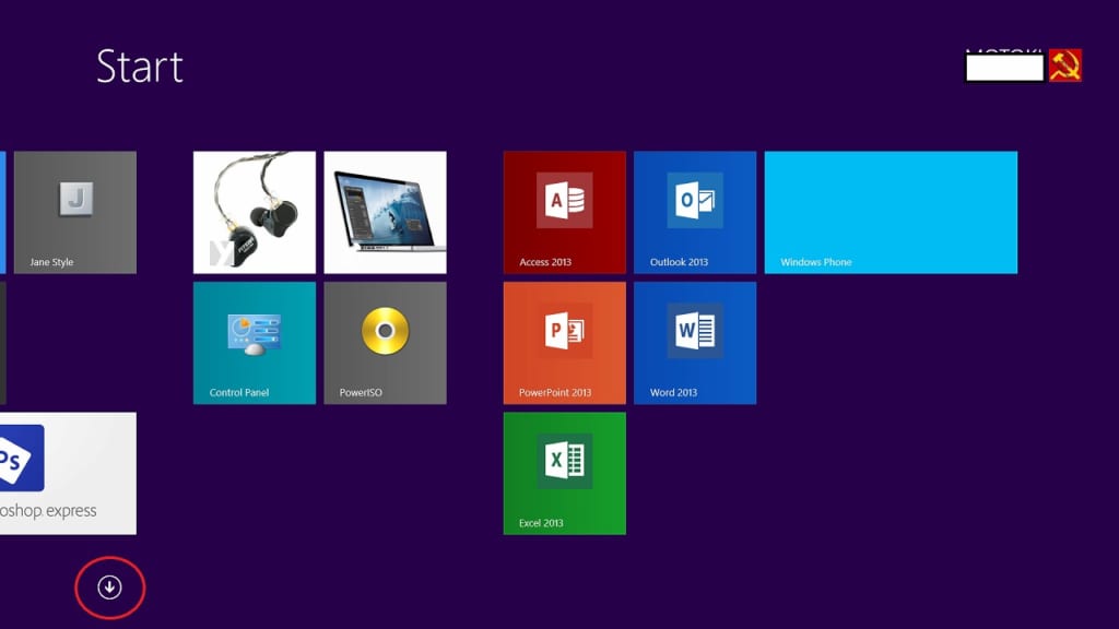 windows 8.1 all menu