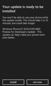 Windows Phone 8.1 8.10.12393.890