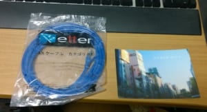 Cat5eLAN5m&絵葉書